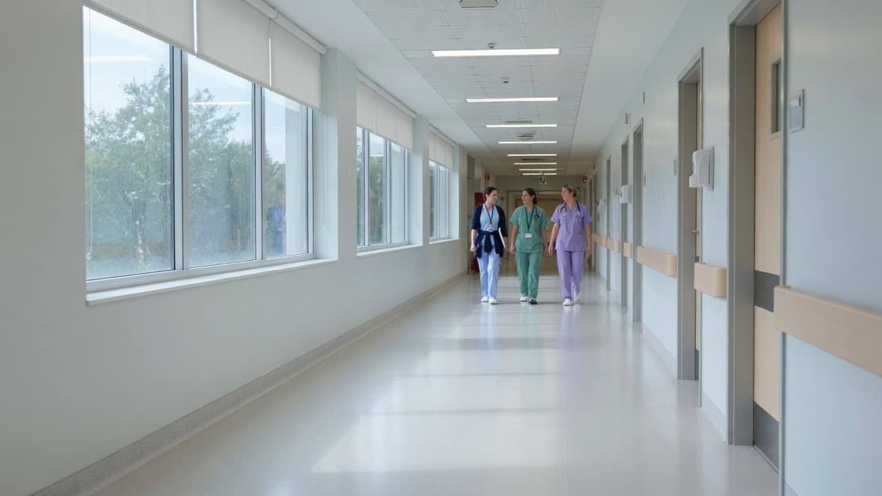 A modern, accredited hospital interior: a general illustration, not one of the specific hospitals listed on this page.